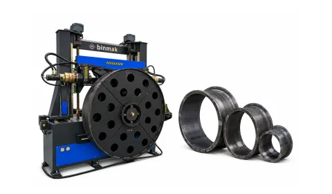 Hydraulic, Automatic Forming Machine  (Bellmouth, Flange, Punch)